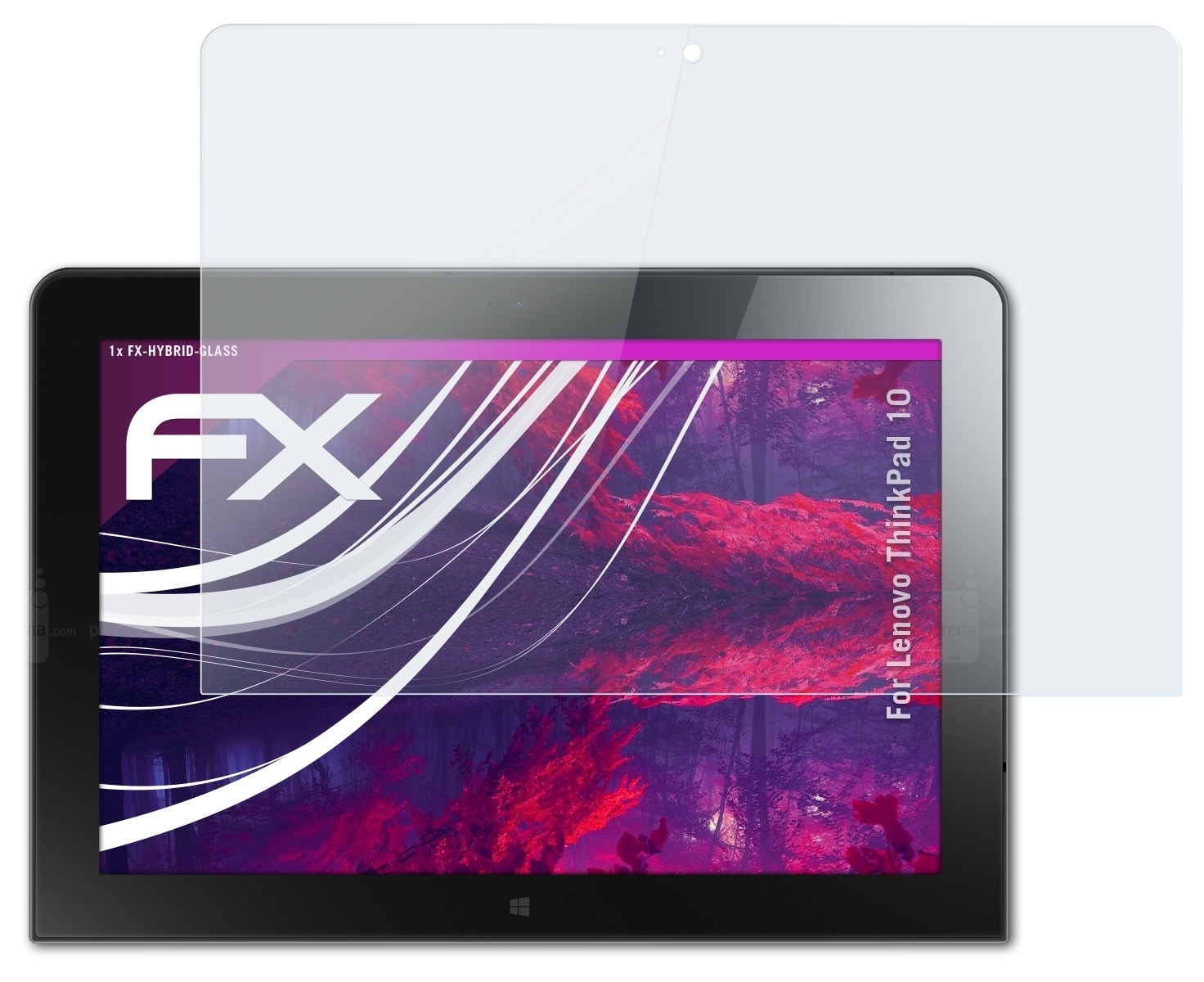 ATFOLIX FX-Hybrid-Glass Schutzglas(für Lenovo 10) ThinkPad