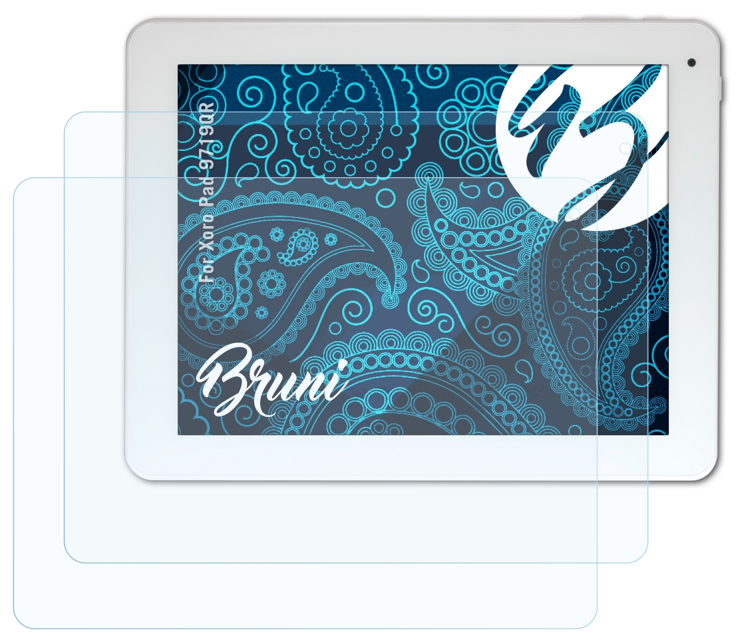 BRUNI 2x Basics-Clear Xoro Pad Schutzfolie(für 9719QR)