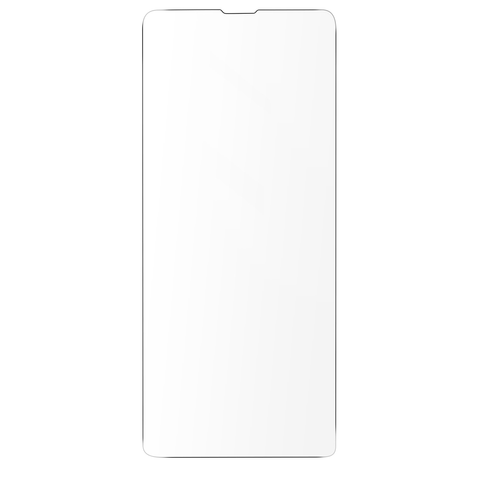 Protezione schermo su sfondo bianco.