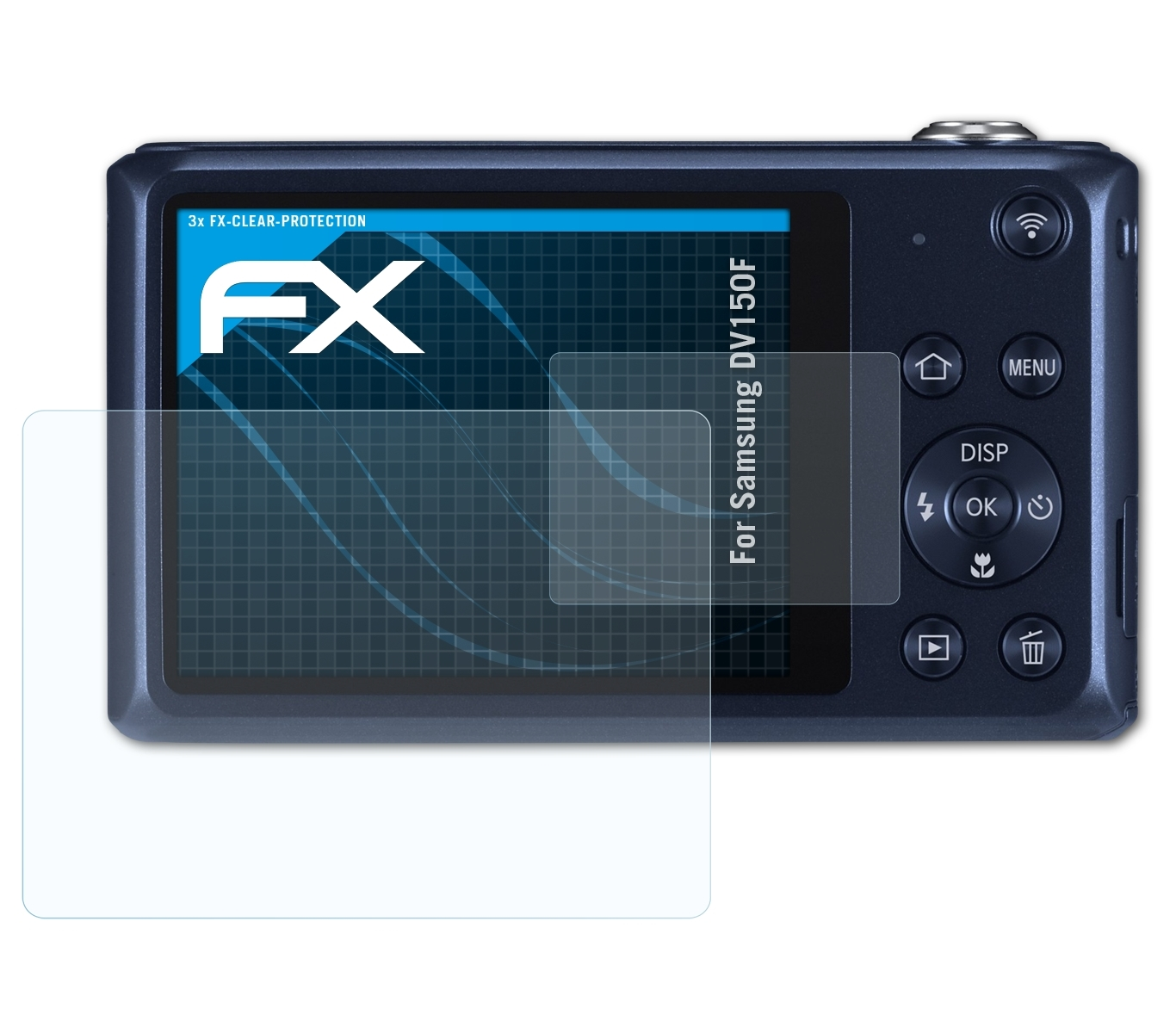 ATFOLIX 3x DV150F) Displayschutz(für FX-Clear Samsung
