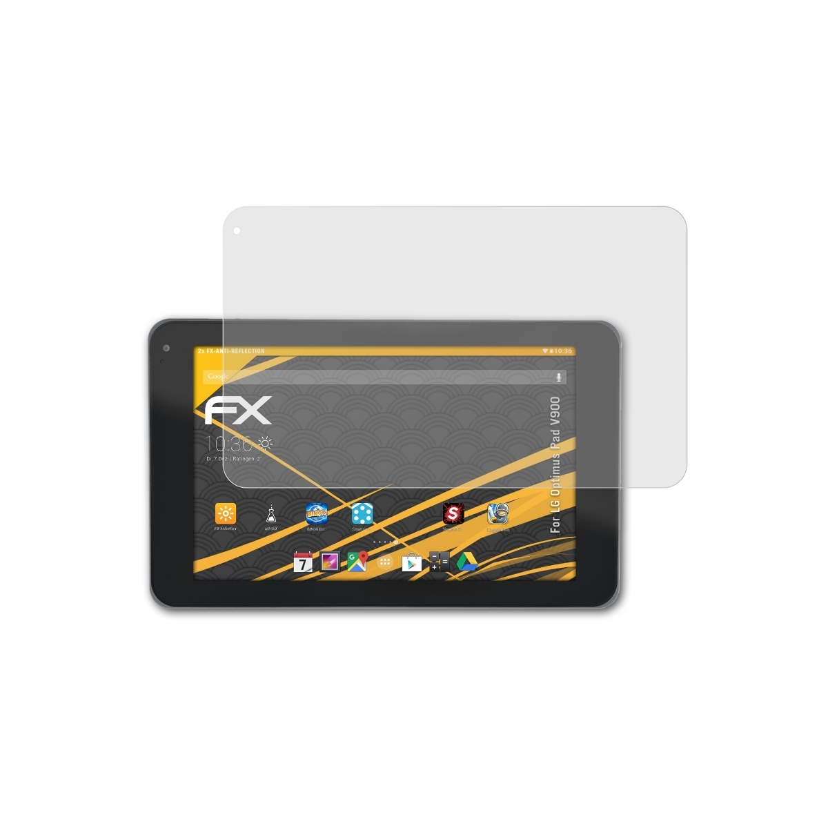 ATFOLIX 2x FX-Antireflex Pad (V900)) LG Displayschutz(für Optimus