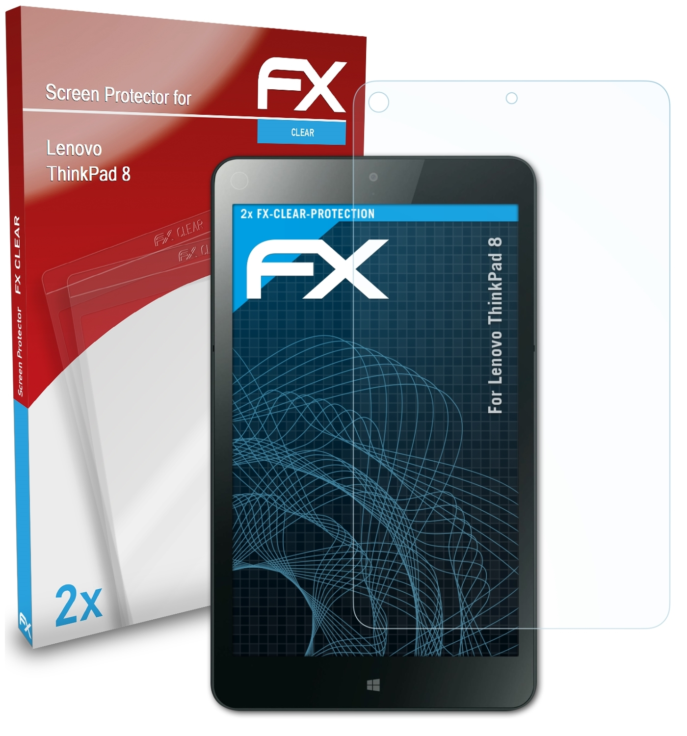 Lenovo 8) ThinkPad ATFOLIX 2x Displayschutz(für FX-Clear