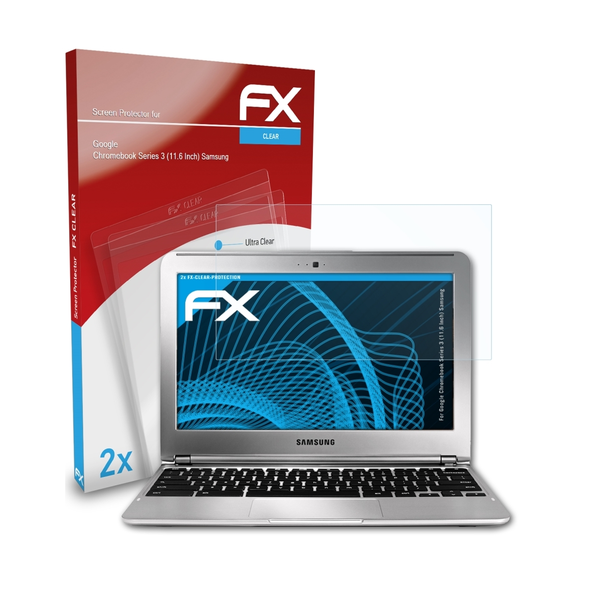 Google Displayschutz(für (11.6 FX-Clear (Samsung)) ATFOLIX Inch) 3 2x Series Chromebook