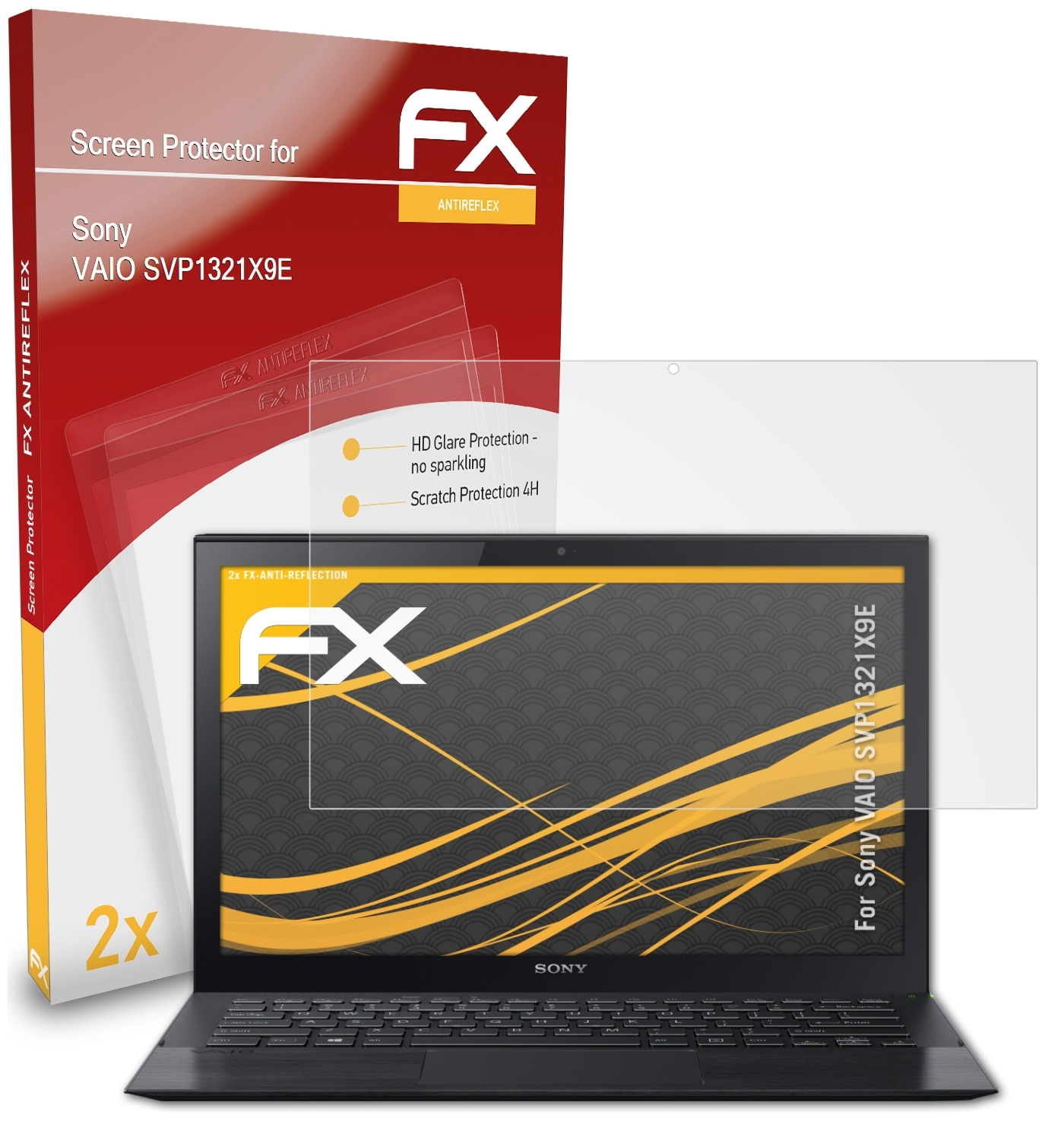 SVP1321X9E) FX-Antireflex 2x Sony ATFOLIX Displayschutz(für VAIO