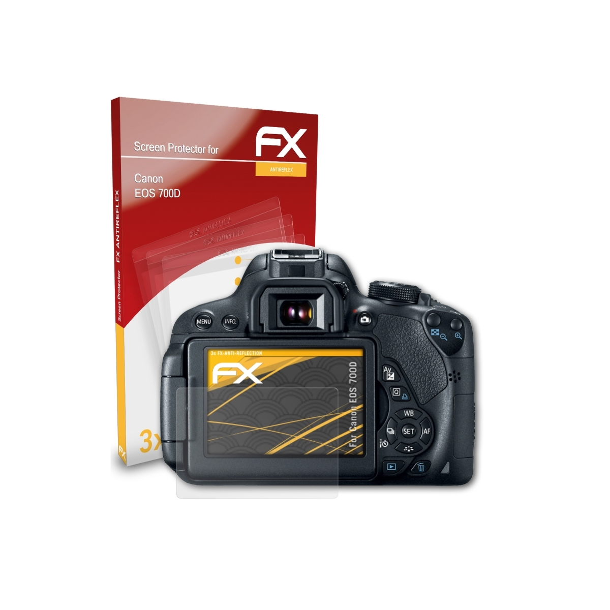 EOS 3x Displayschutz(für FX-Antireflex ATFOLIX 700D) Canon