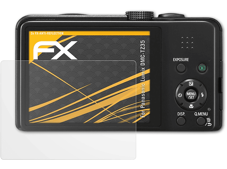 ATFOLIX 3x FX-Antireflex Displayschutz(für Panasonic Lumix DMC-TZ35)