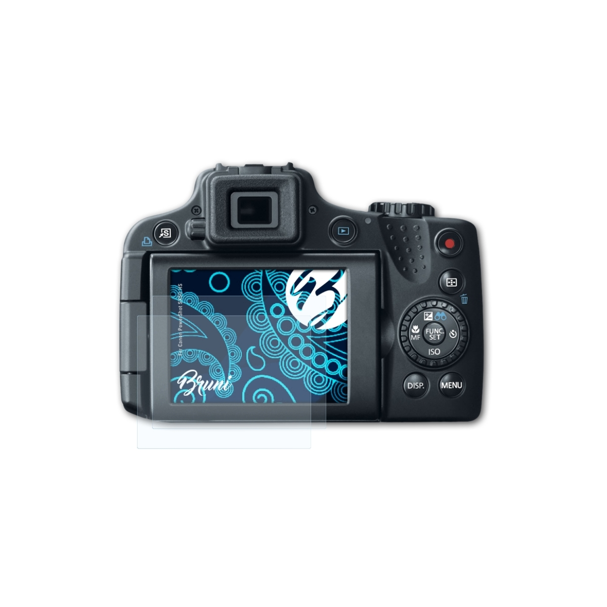 Basics-Clear BRUNI SX50 2x Schutzfolie(für Canon PowerShot HS)