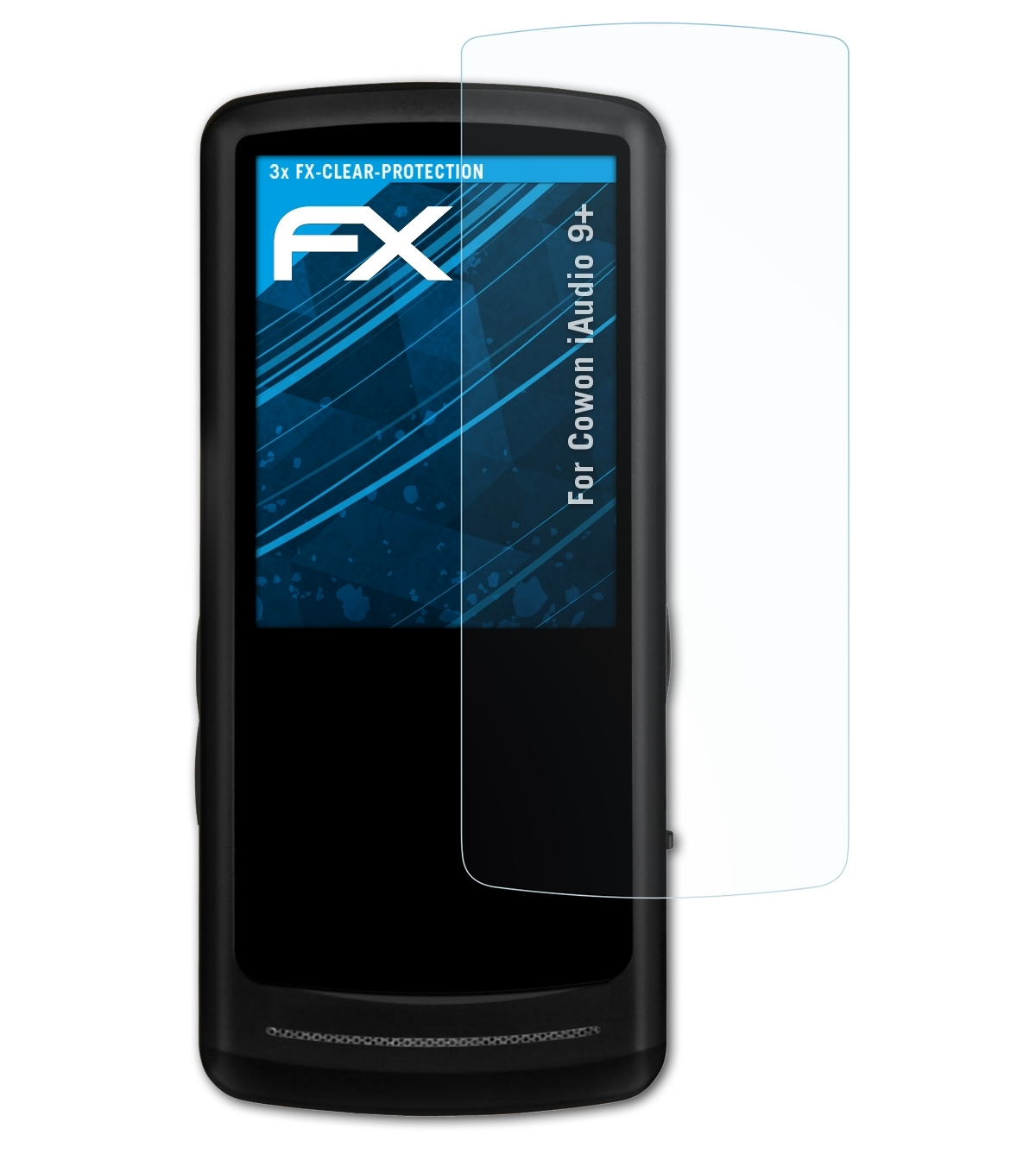 ATFOLIX 3x FX-Clear Displayschutz(für Cowon iAudio 9+)