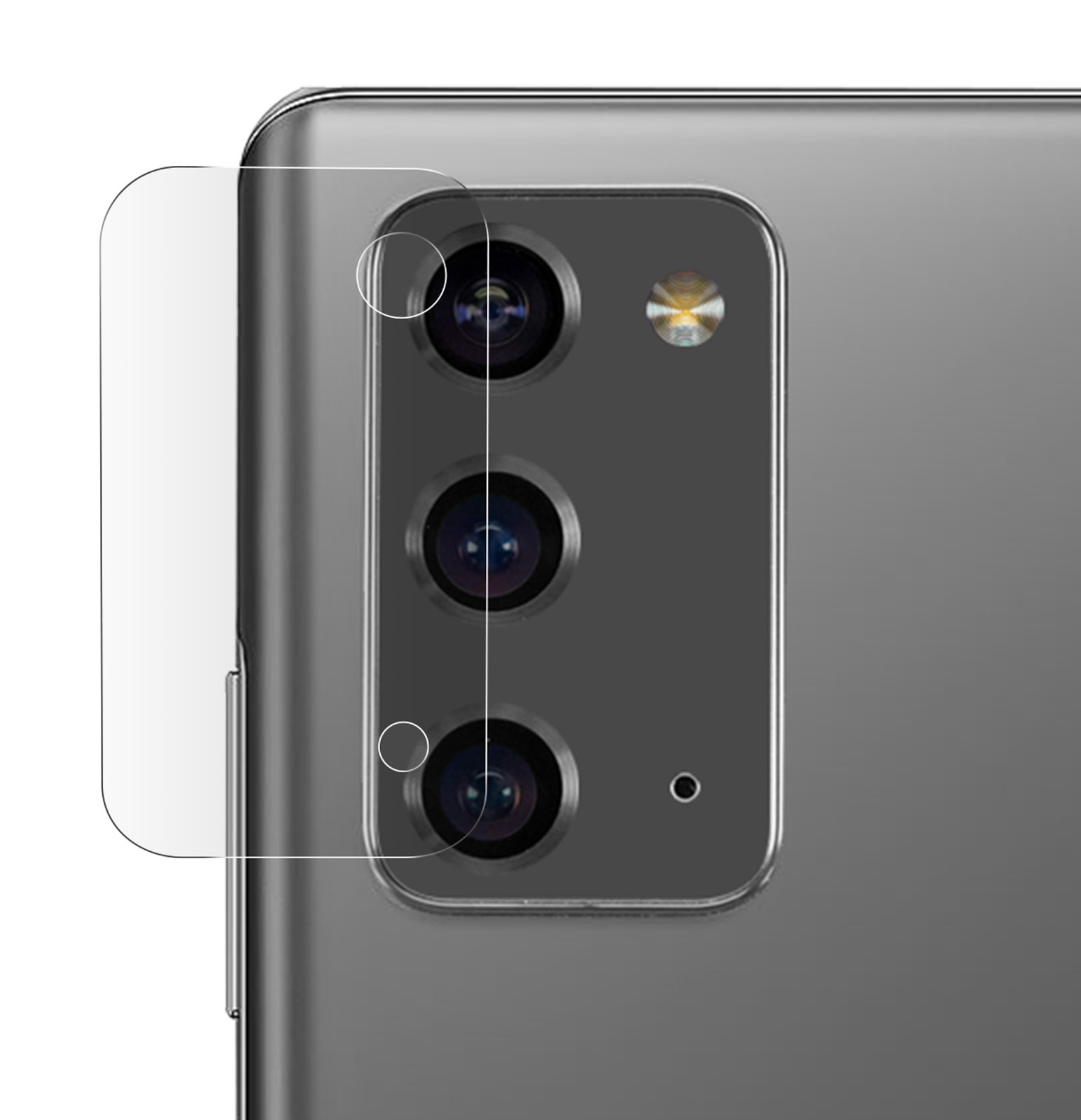 AVIZAR Gehärtetes 9H Härtegrad mit Rückkamera Samsung Glas Galaxy Note Schutzfolie Folien(für 20)