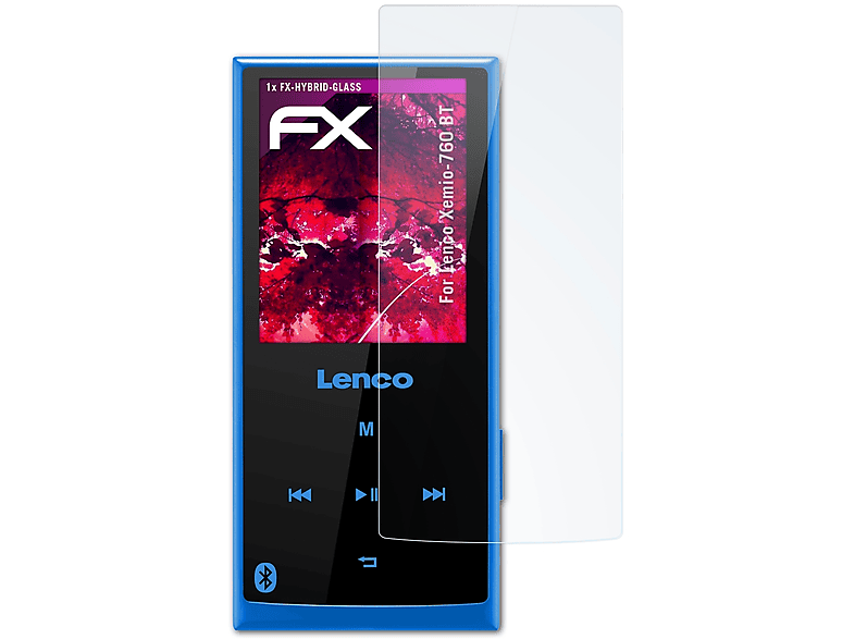 FX-Hybrid-Glass BT) ATFOLIX Lenco Xemio-760 Schutzglas(für