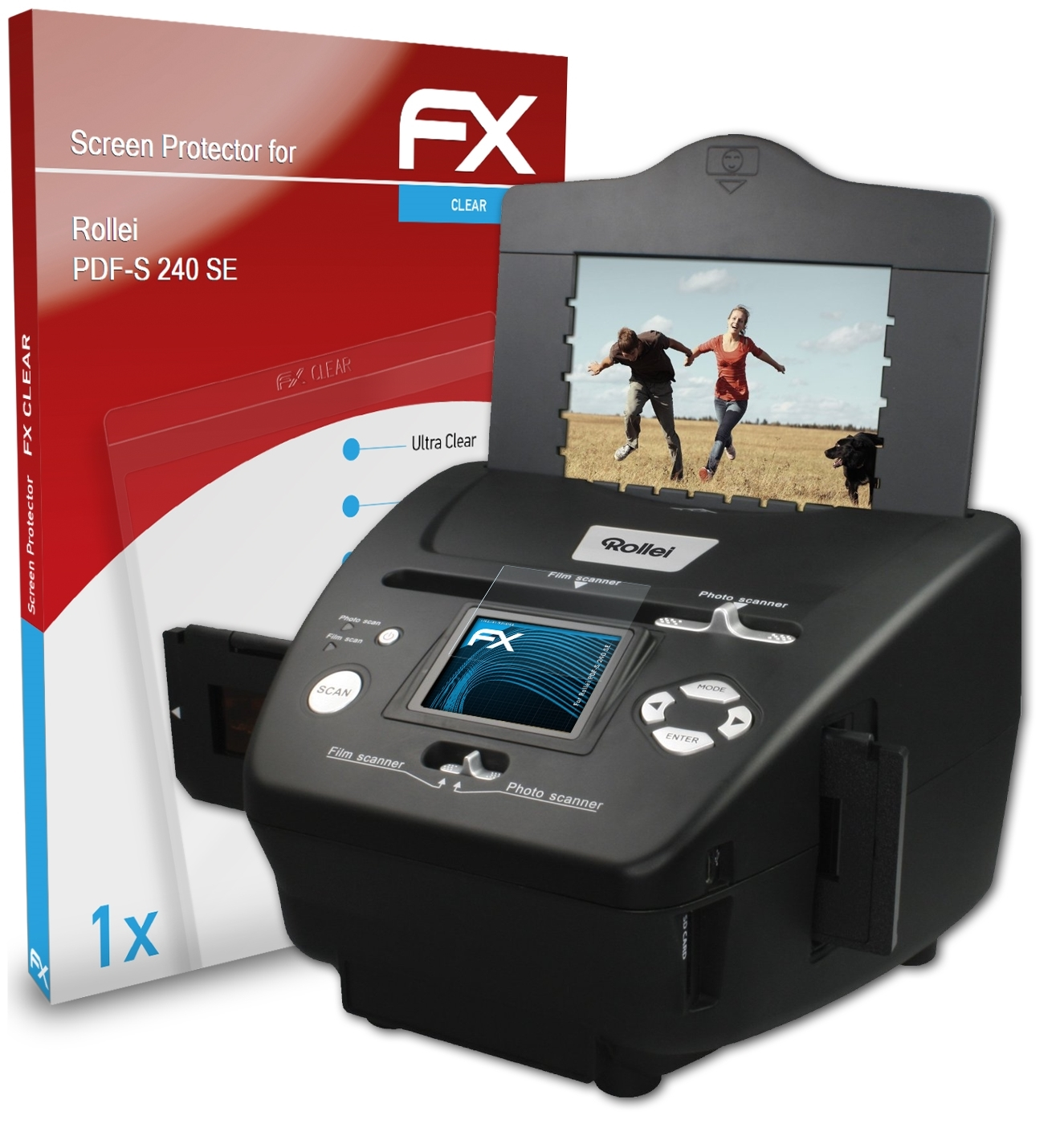 240 PDF-S Rollei Displayschutz(für SE) ATFOLIX FX-Clear