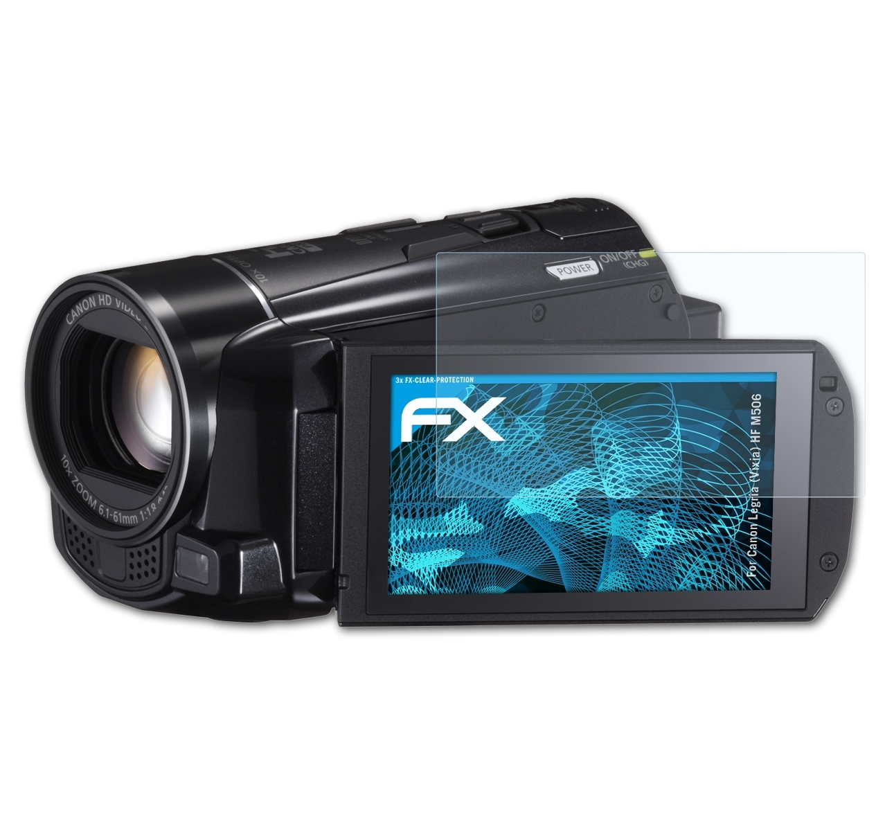 Displayschutz(für HF ATFOLIX M506) 3x Legria Canon FX-Clear (Vixia)