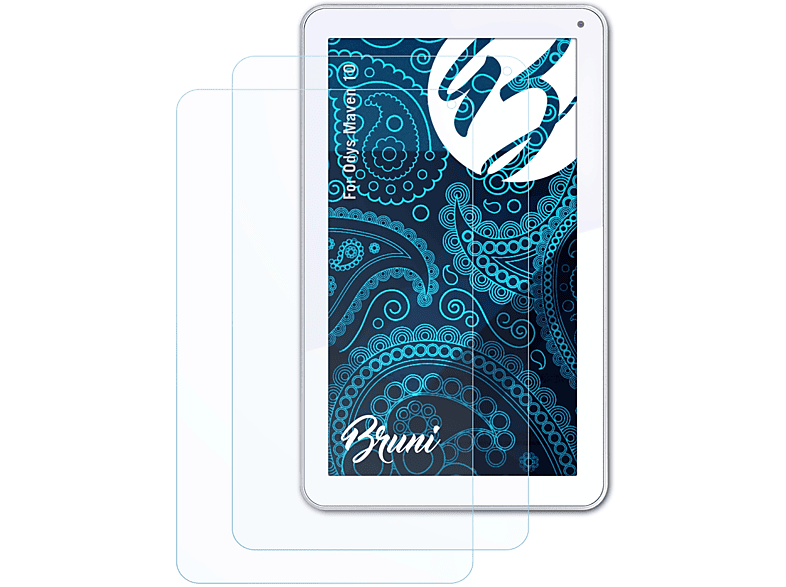 BRUNI 2x Basics-Clear Schutzfolie(für Odys 10) Maven
