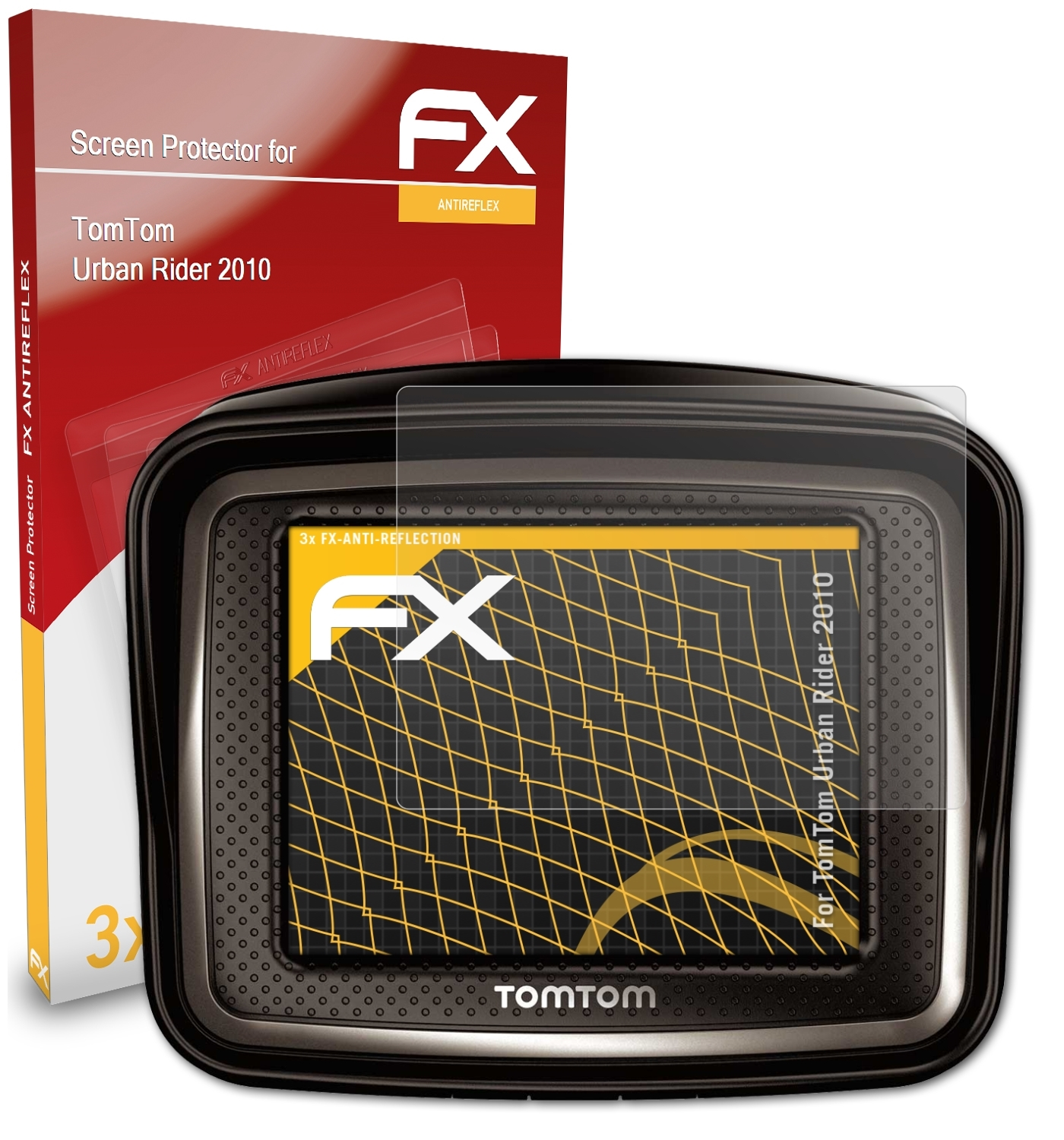 Urban FX-Antireflex Displayschutz(für (2010)) TomTom Rider ATFOLIX 3x