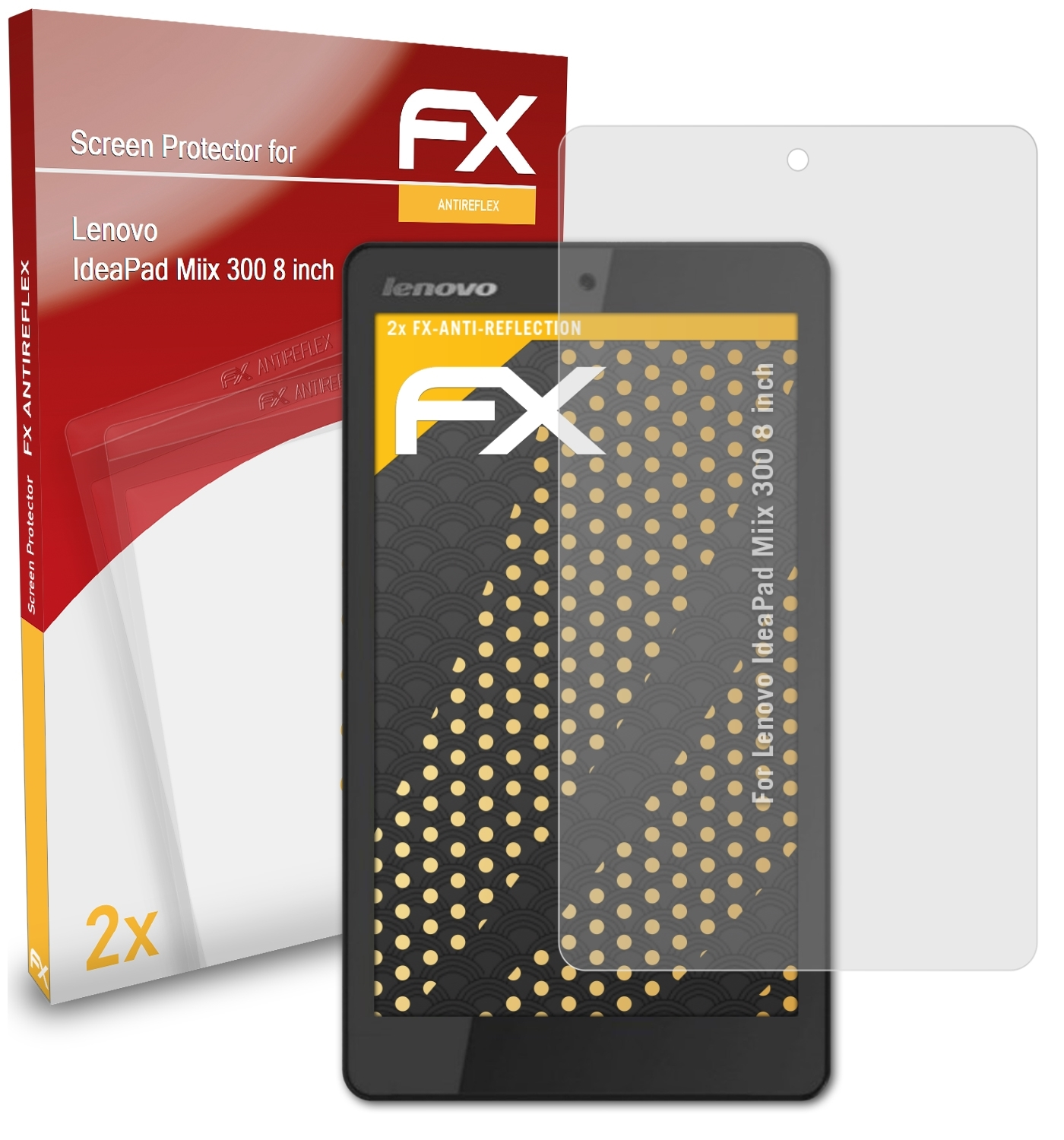 ATFOLIX 2x inch)) FX-Antireflex IdeaPad Lenovo Miix Displayschutz(für (8 300