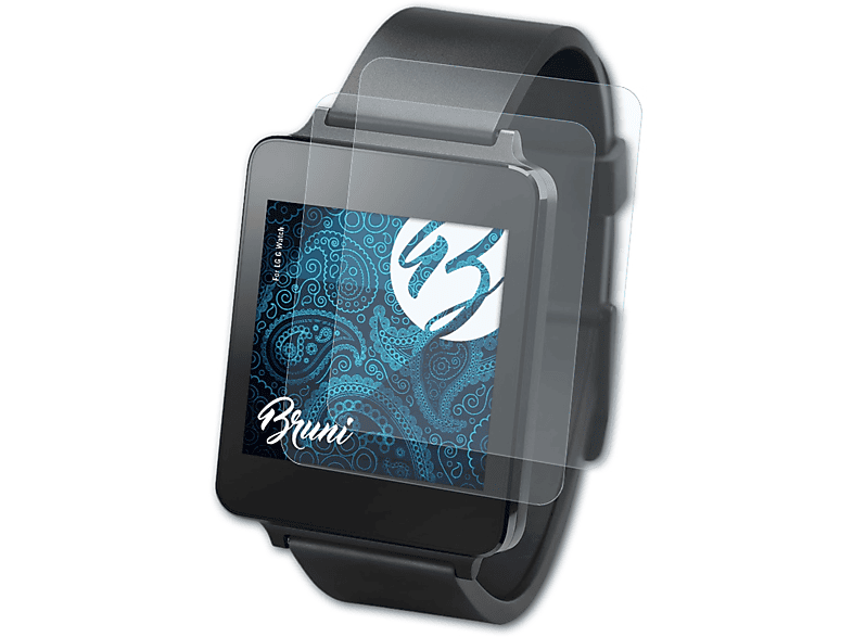 BRUNI 2x G Basics-Clear Watch) Schutzfolie(für LG