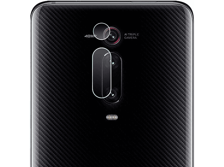 IMAK Gehärtetes Glas Schutzfolie mit Mi Pro) Xiaomi 9H Härtegrad 9T Rückkamera Folien(für