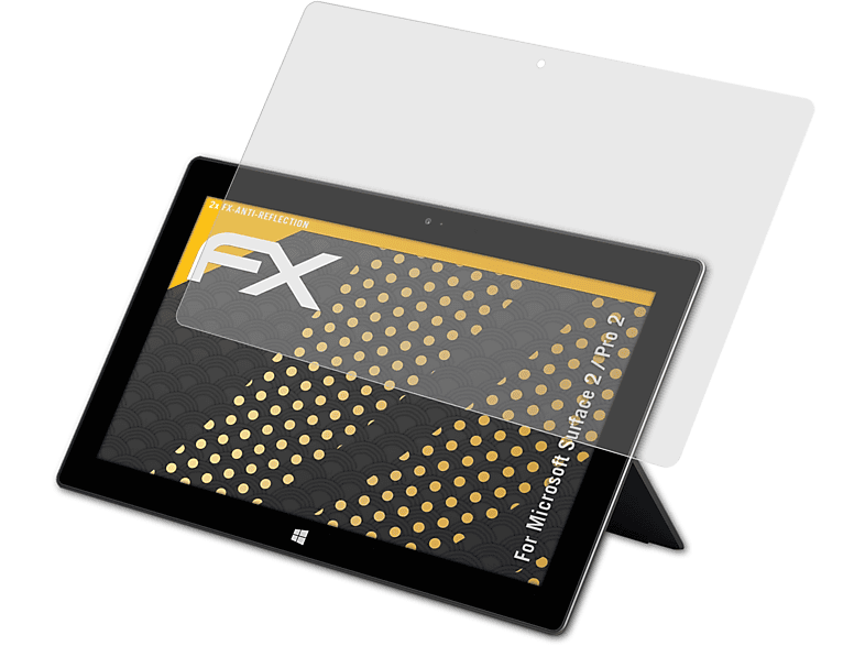 Displayschutz(für FX-Antireflex Surface Pro Microsoft ATFOLIX 2) 2 2x /