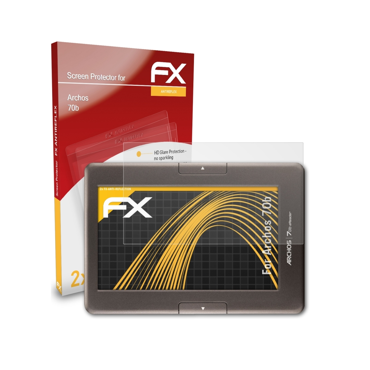 FX-Antireflex Archos 2x Displayschutz(für ATFOLIX 70b)