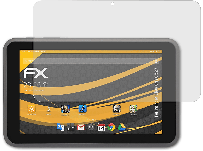 ATFOLIX 2x FX-Antireflex Displayschutz(für 527) View Point of ONYX