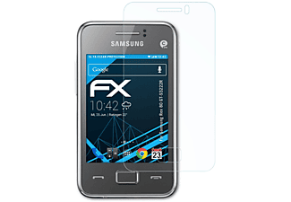 ATFOLIX 3x klar&stoßfest Displayschutz(für Samsung Rex 80 (GT-S5222R))