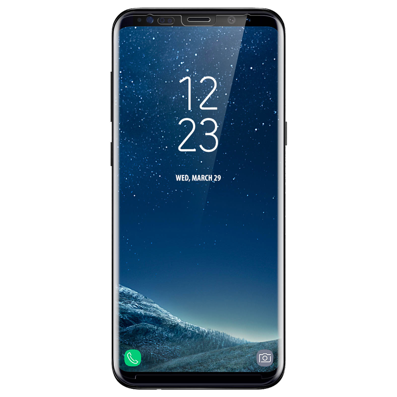 Härtegrad Glas S8 mit 9H Galaxy Samsung Gehärtetes Plus) Glas-Folien(für AVIZAR Schutzfolie