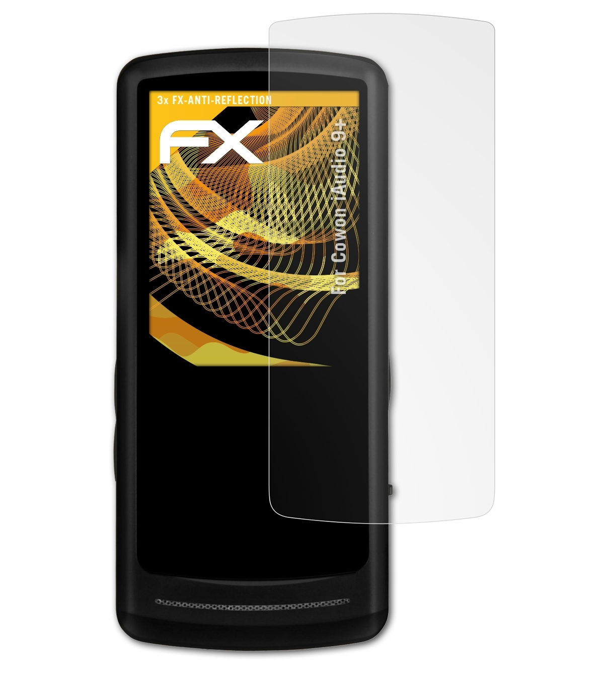 ATFOLIX 3x iAudio 9+) FX-Antireflex Cowon Displayschutz(für