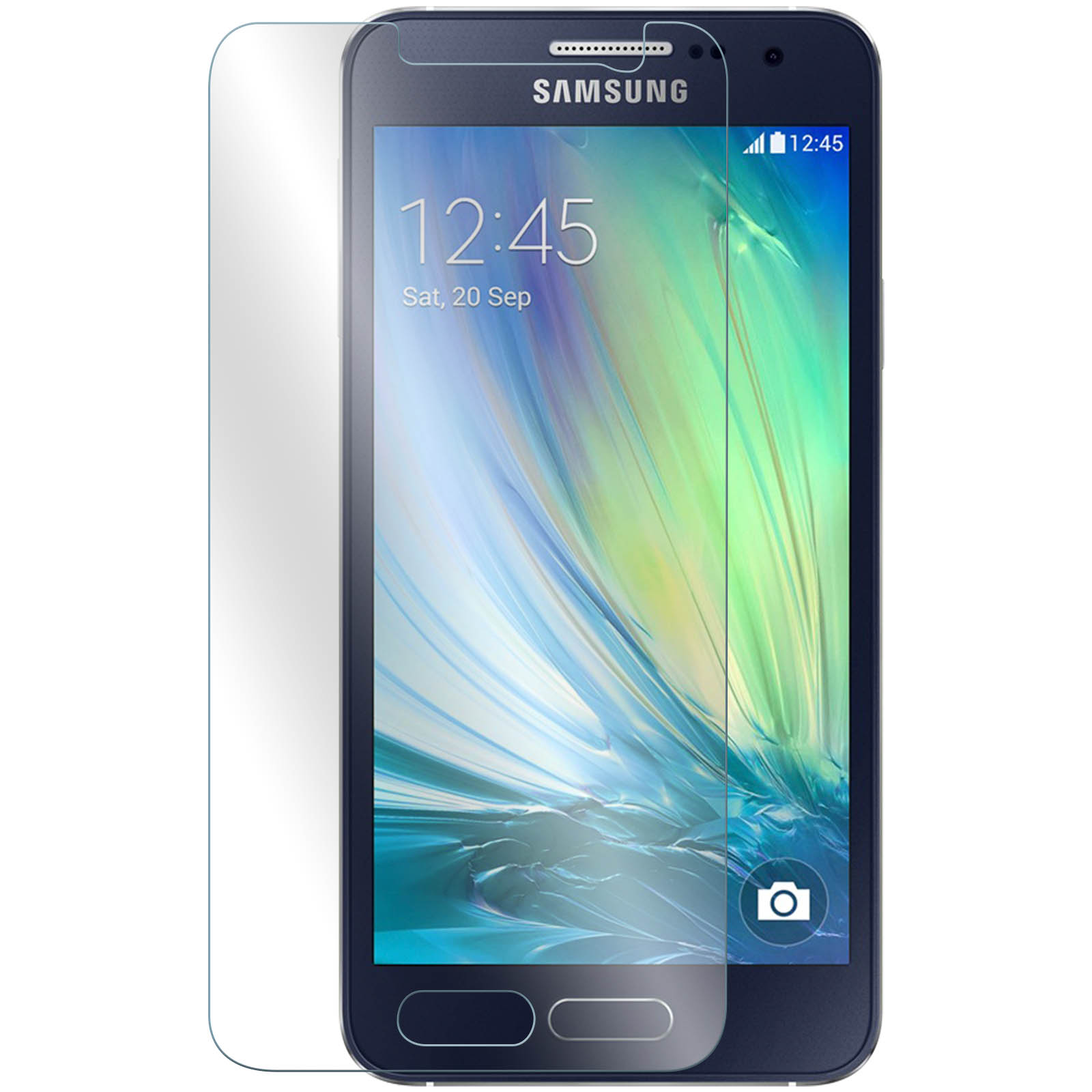 Galaxy A3) Schutzfolie Samsung Glas-Folien(für Glas AVIZAR mit Härtegrad 9H Gehärtetes