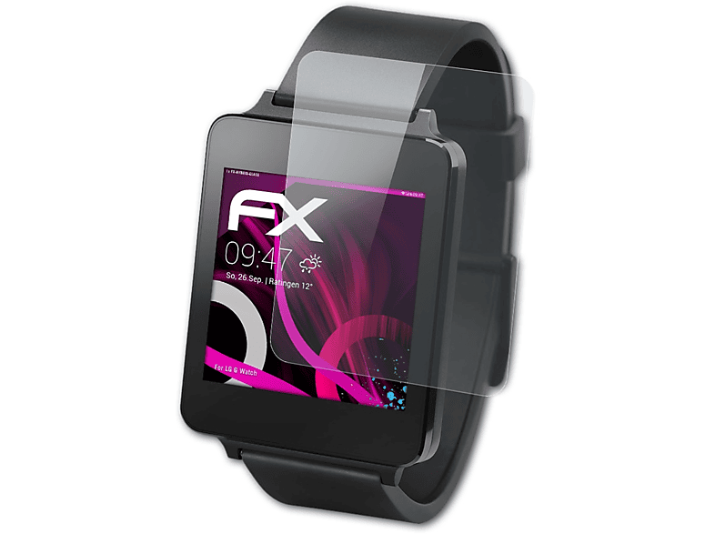 ATFOLIX FX-Hybrid-Glass Schutzglas(für G Watch) LG