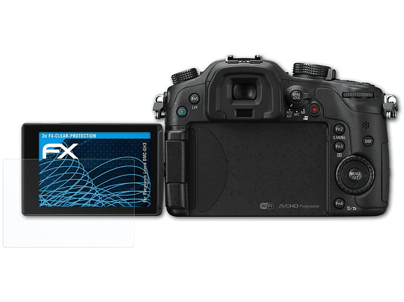 ATFOLIX 3x FX-Clear Displayschutz(für Panasonic Lumix DMC-GH3)