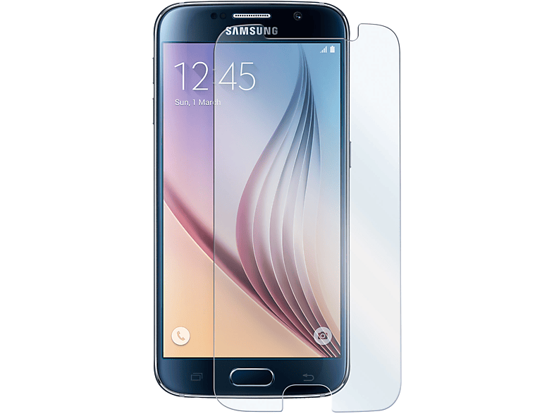 AVIZAR Gehärtetes Glas Schutzfolie mit Härtegrad Samsung Galaxy 9H S6) Glas-Folien(für