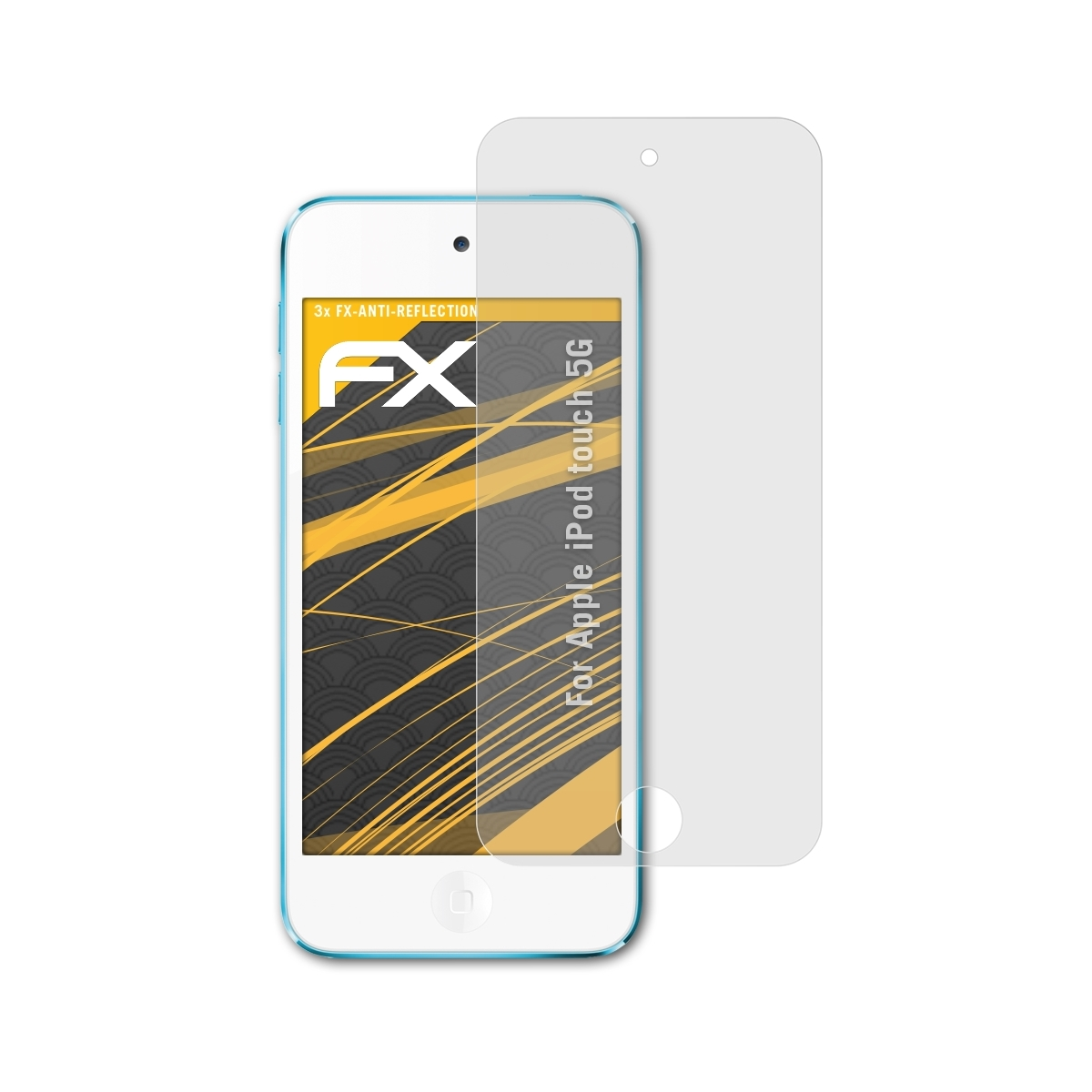 ATFOLIX 3x FX-Antireflex Apple touch iPod 5G) Displayschutz(für