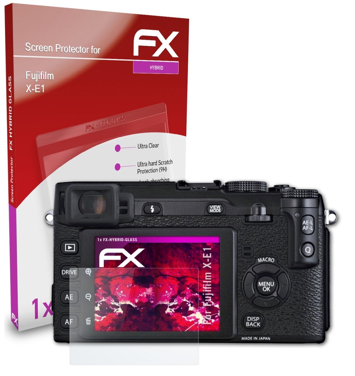 ATFOLIX FX-Hybrid-Glass X-E1) Schutzglas(für Fujifilm