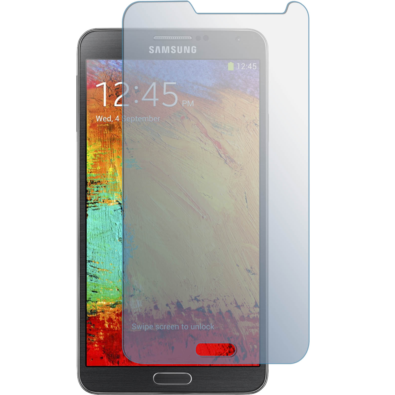 AVIZAR Gehärtetes Lite) 9H Glas Samsung Galaxy mit Note Schutzfolie Glas-Folien(für 3 Härtegrad