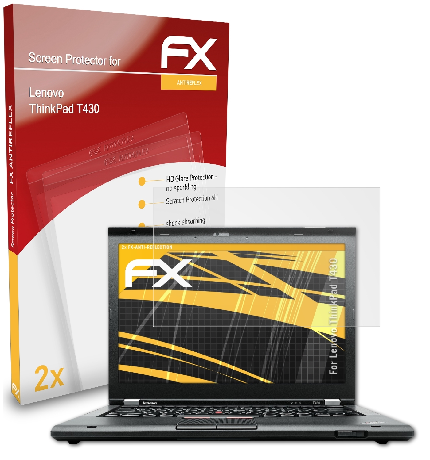 Displayschutz(für T430) FX-Antireflex 2x ThinkPad ATFOLIX Lenovo