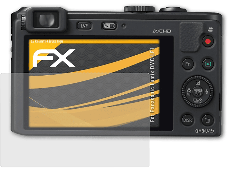 ATFOLIX 3x FX-Antireflex Displayschutz(für Panasonic Lumix DMC-LF1)
