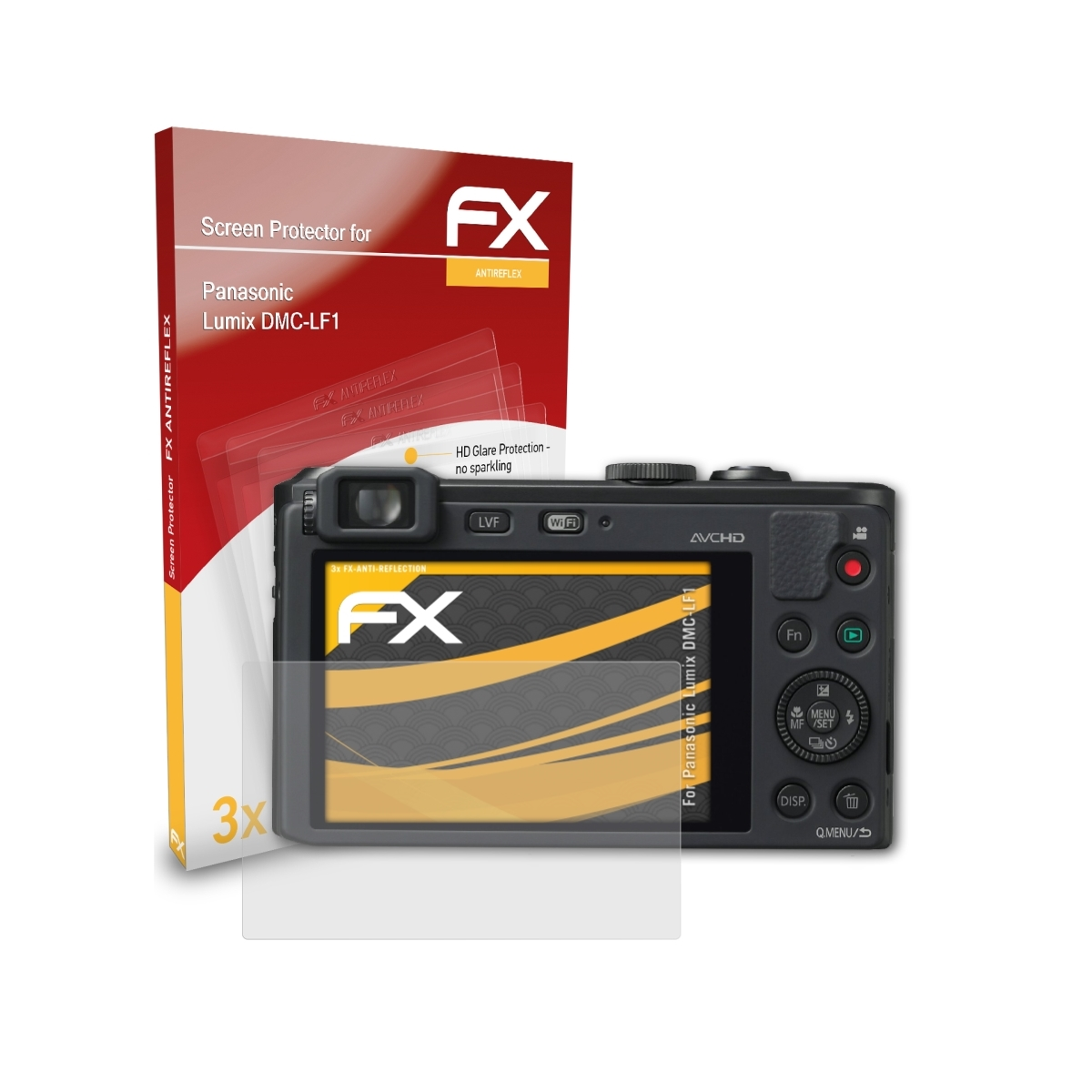 DMC-LF1) FX-Antireflex Panasonic Displayschutz(für 3x ATFOLIX Lumix