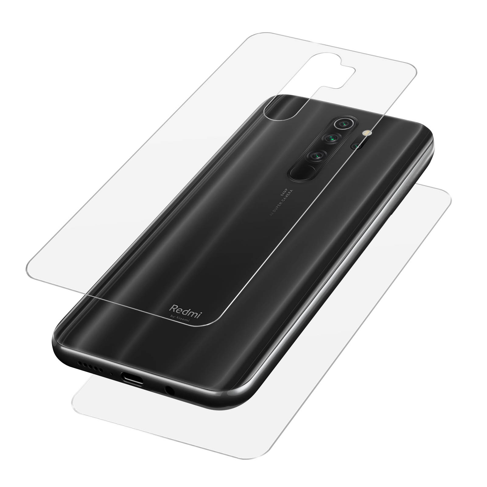Redmi ölabweisender Flexibles Glas Schutzfolie mit Pro) AVIZAR Schutzfolien(für 8 Note Beschichtung Xiaomi