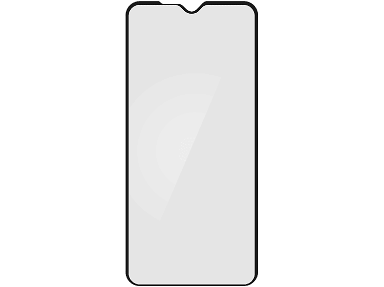 AVIZAR Gehärtetes Glas Schutzfolie mit 9H Härtegrad, Rand Schwarz Glas-Folien(für Xiaomi Redmi 9T)