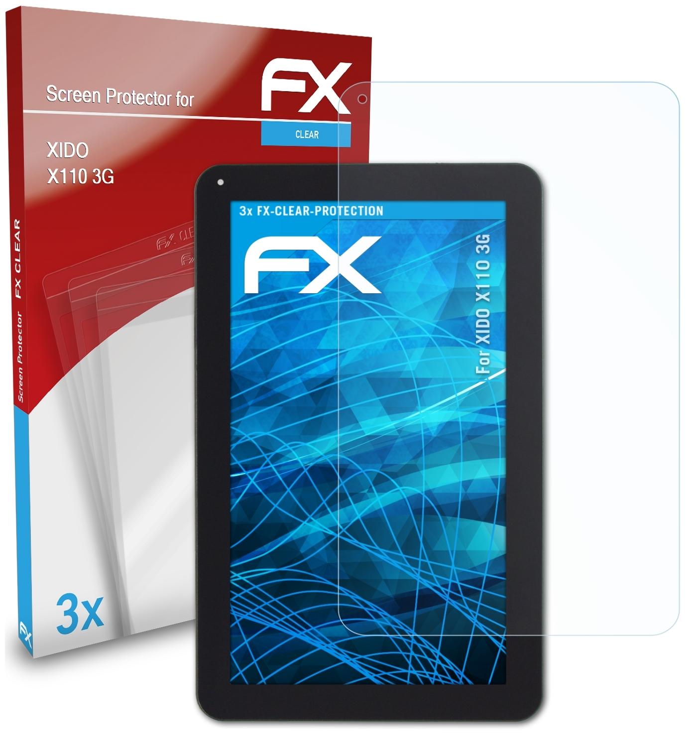 3G) ATFOLIX Displayschutz(für X110 XIDO FX-Clear 3x