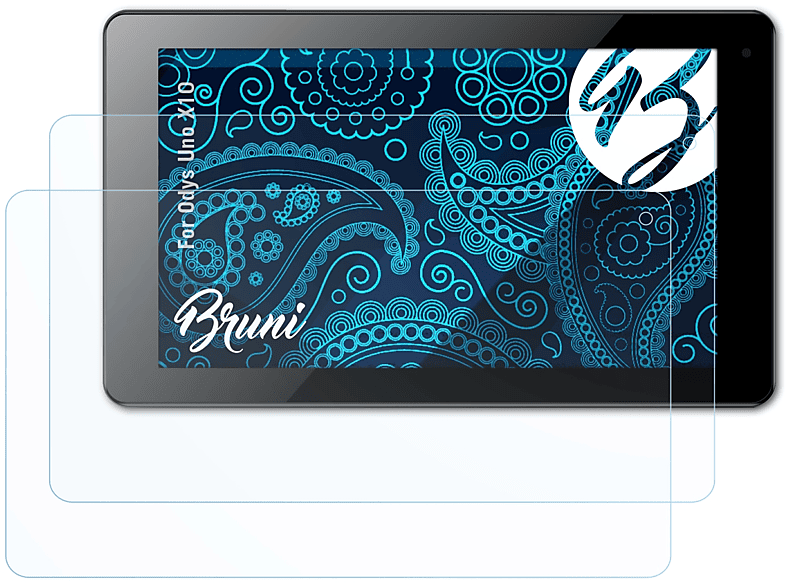 BRUNI 2x Basics-Clear Schutzfolie(für Odys Uno X10)