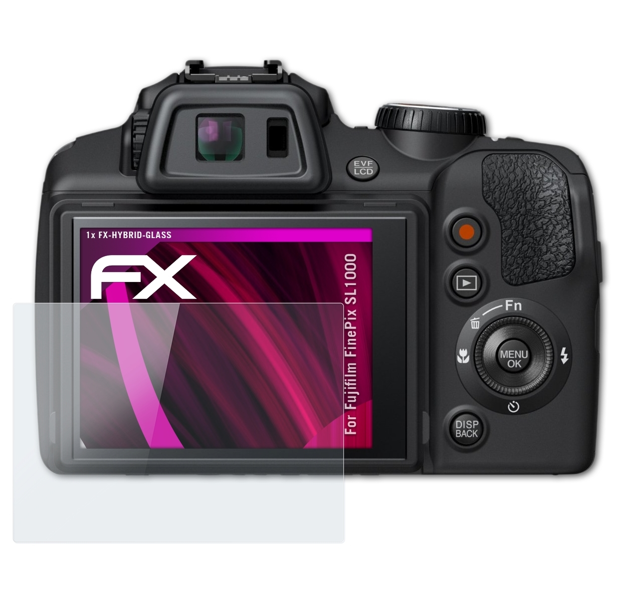 ATFOLIX FX-Hybrid-Glass Schutzglas(für SL1000) Fujifilm FinePix