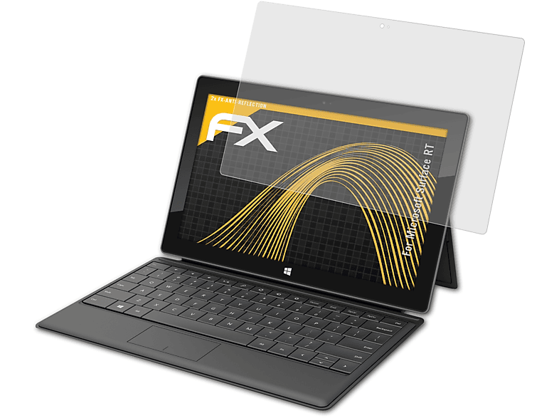 RT) Microsoft FX-Antireflex Surface ATFOLIX Displayschutz(für 2x