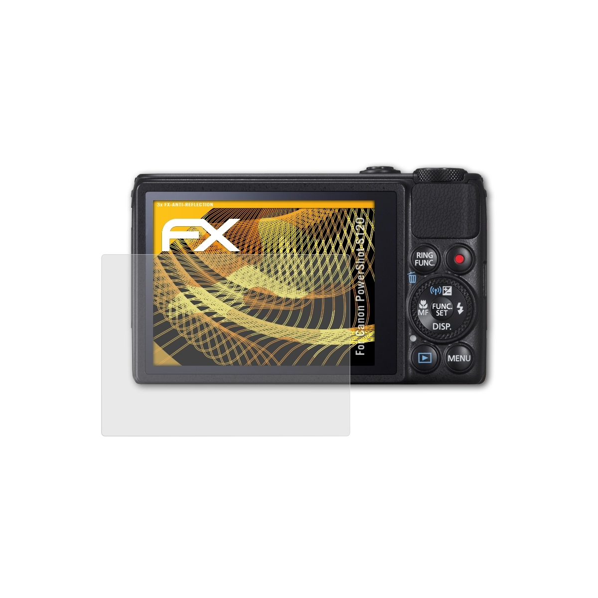 ATFOLIX 3x FX-Antireflex Canon S120) Displayschutz(für PowerShot