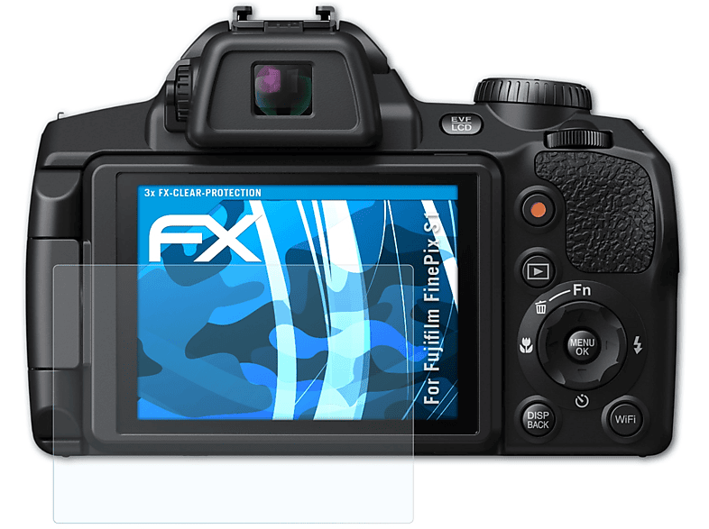 ATFOLIX 3x FX-Clear Displayschutz(für Fujifilm FinePix S1)