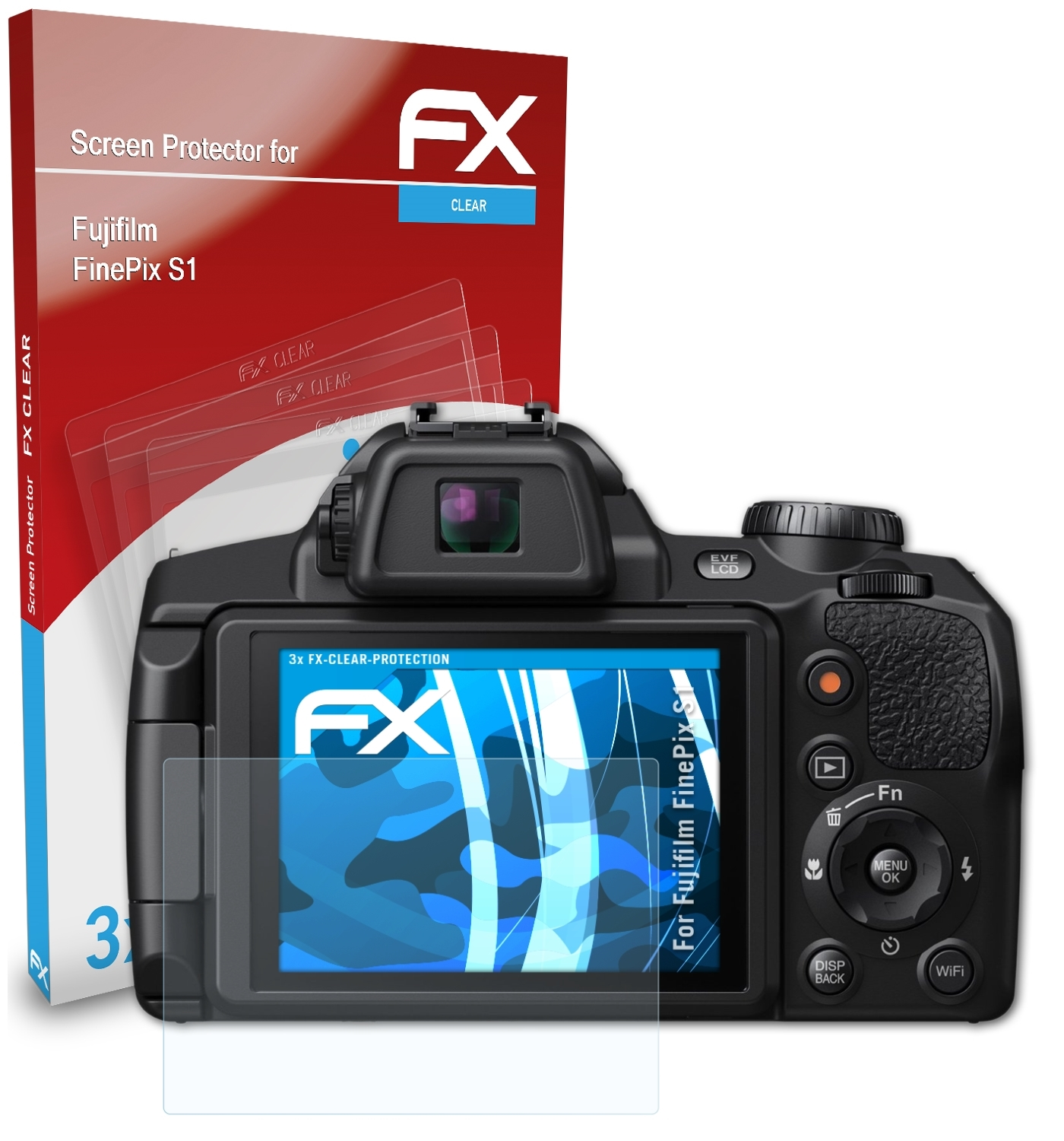 FX-Clear FinePix Displayschutz(für 3x S1) Fujifilm ATFOLIX