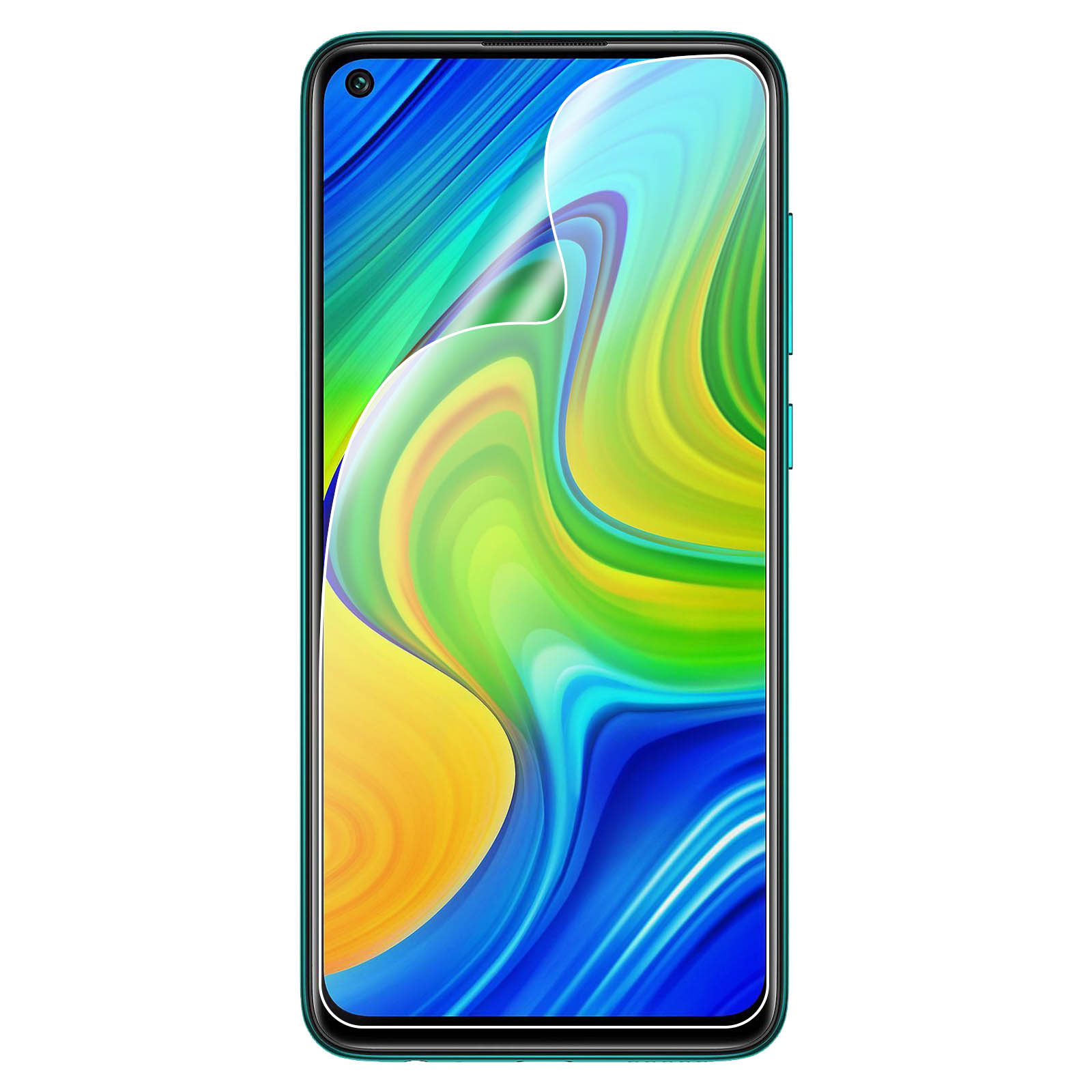 AVIZAR Latex Schutzfolie Xiaomi ölabweisender Redmi Note 9) Schutzfolien(für mit Beschichtung