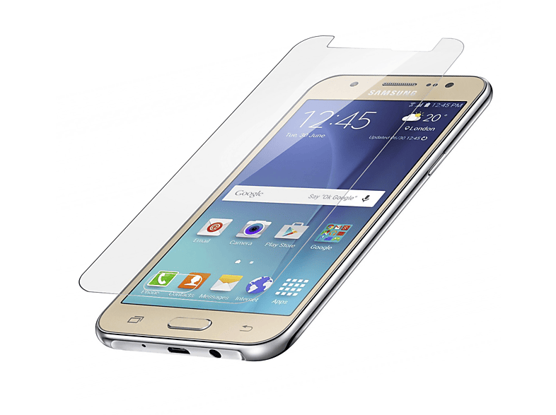 AVIZAR Gehärtetes Glas Schutzfolie mit 9H Härtegrad Glas-Folien(für Samsung Galaxy J5)