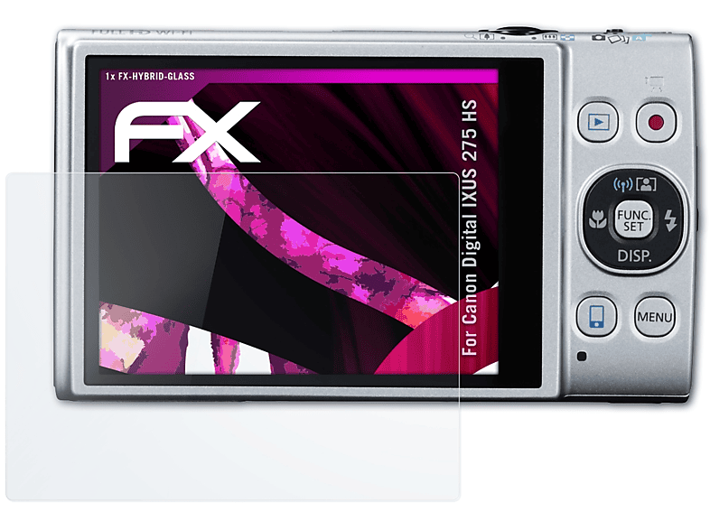 IXUS Digital 275 Canon ATFOLIX FX-Hybrid-Glass Schutzglas(für HS)