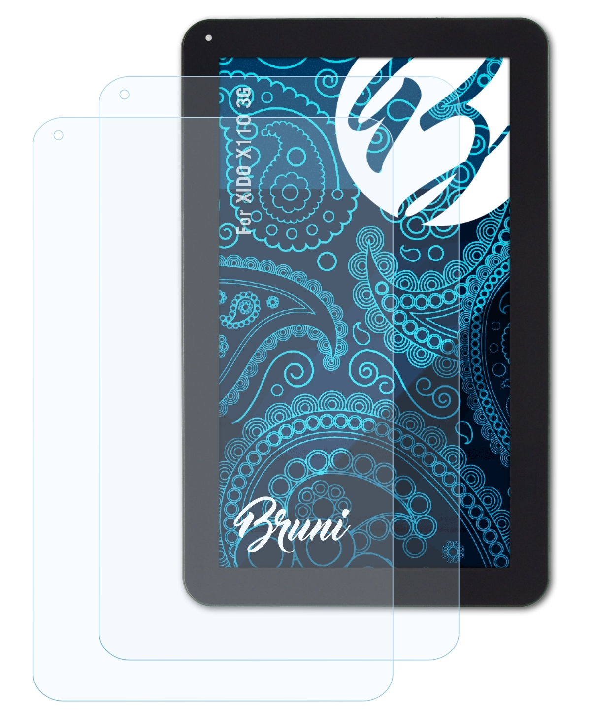 BRUNI 2x X110 Basics-Clear XIDO 3G) Schutzfolie(für